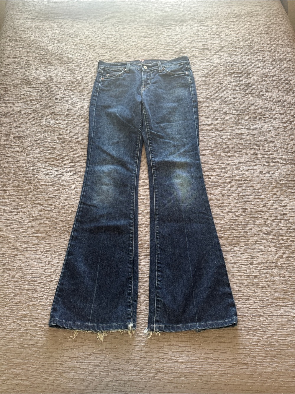 7 For All Mankind Dark Wash Flare Jeans